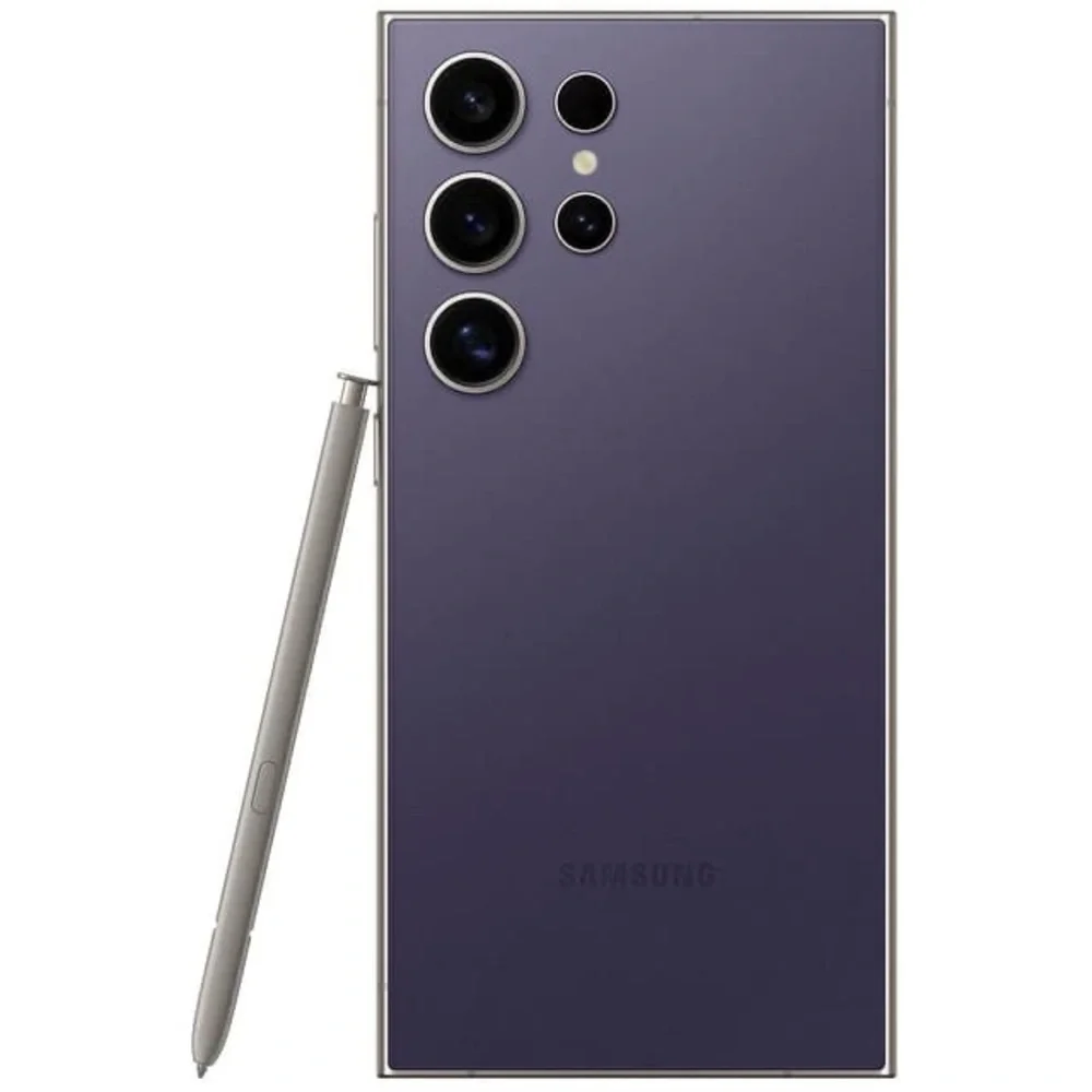 Samsung Smartphone in Phantom Violet with Matching S Pen